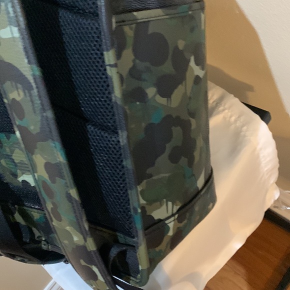 Coach League Flap Backpack In Signature Canvas With Camo Print - Picture 15 of 17